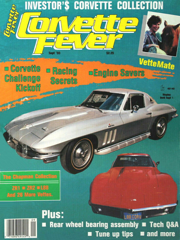 Corvette Fever Sept September 1988