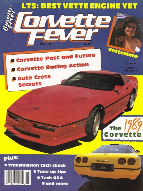 Corvette Fever Nov November 1988