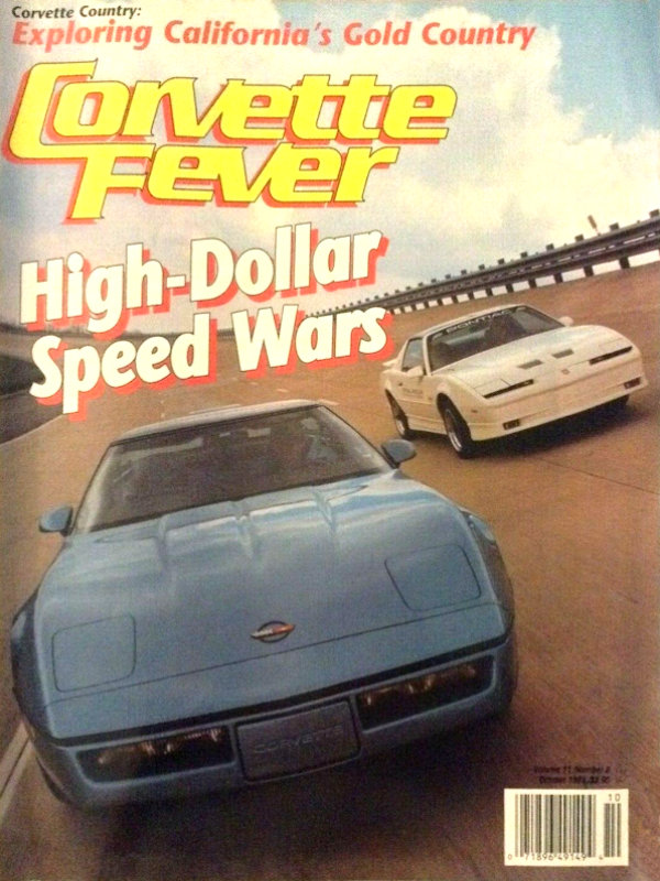 Corvette Fever Oct October 1989