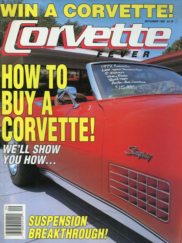 Corvette Fever Sept September 1990