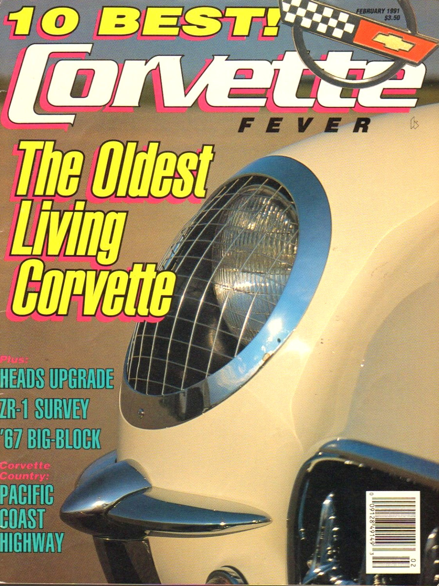 Corvette Fever Feb February 1991