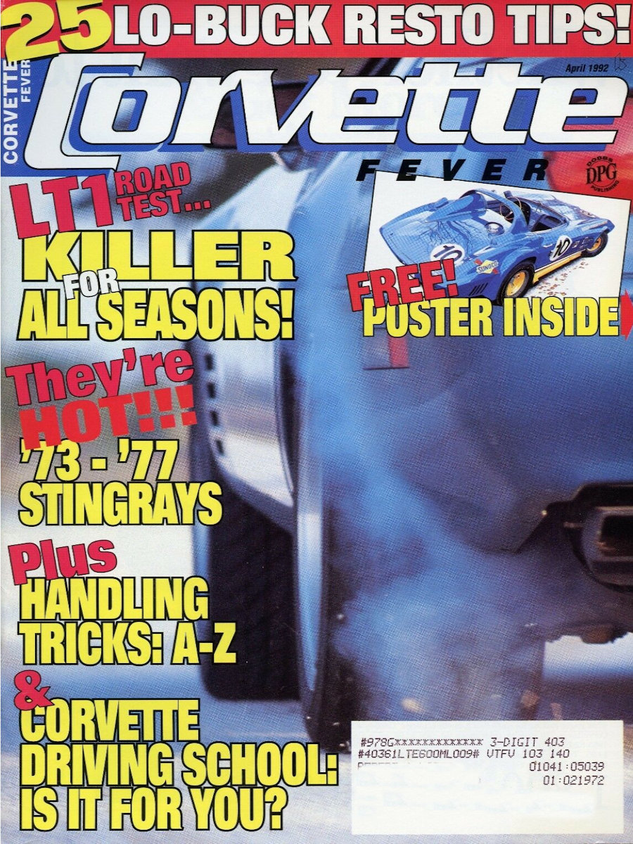 Corvette Fever Apr April 1992