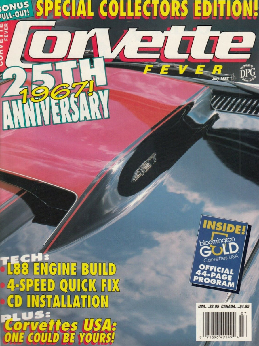 Corvette Fever July 1992