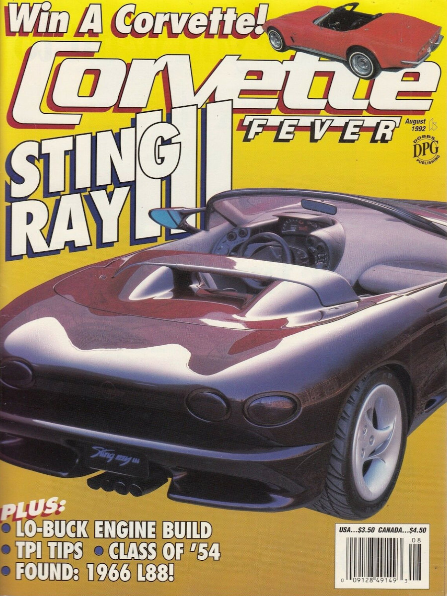 Corvette Fever Aug August 1992