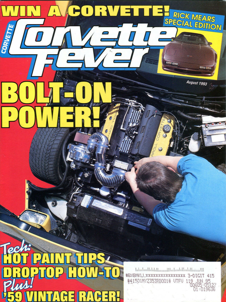 Corvette Fever Aug August 1993