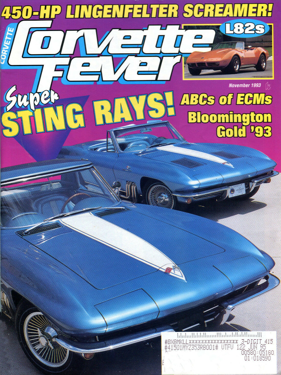Corvette Fever Nov November 1993