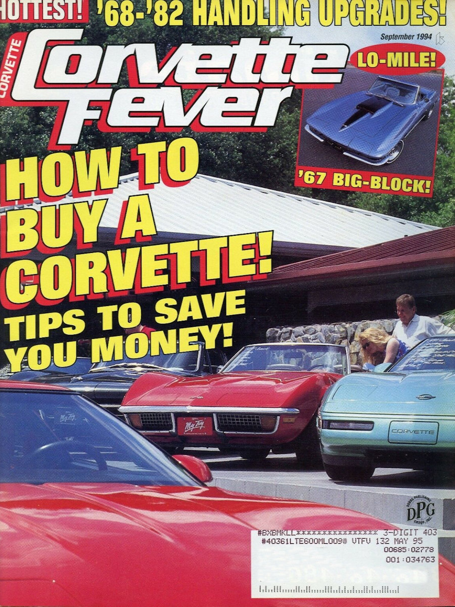 Corvette Fever Sept September 1994