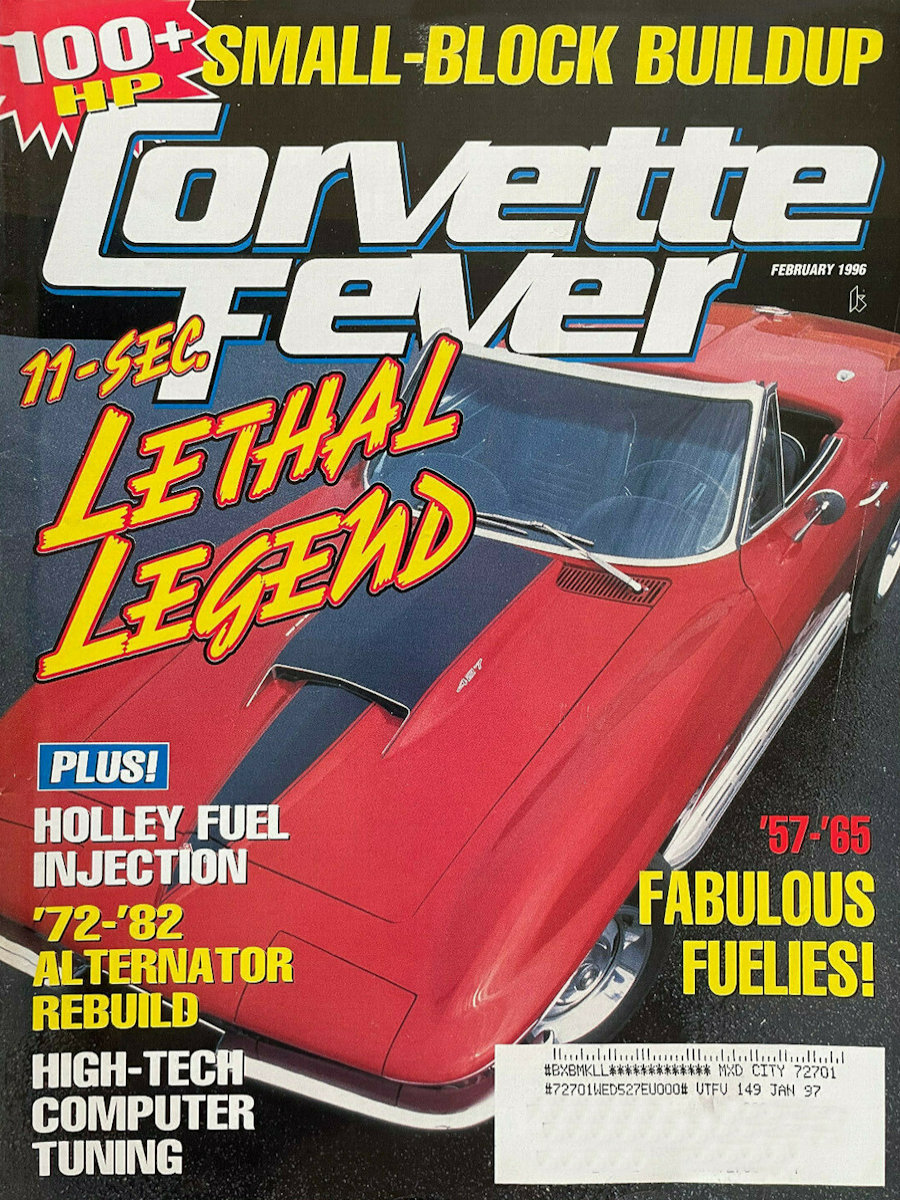 Corvette Fever Feb February 1996