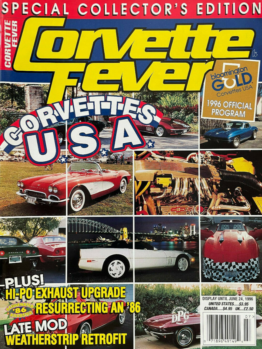 Corvette Fever Jul July 1996