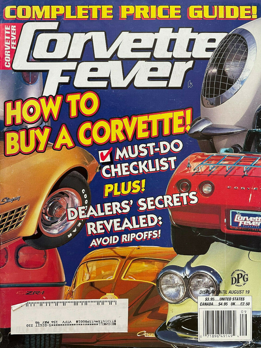 Corvette Fever Sept September 1996