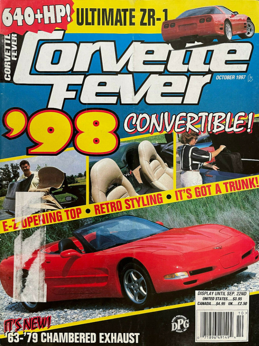 Corvette Fever Oct October 1997