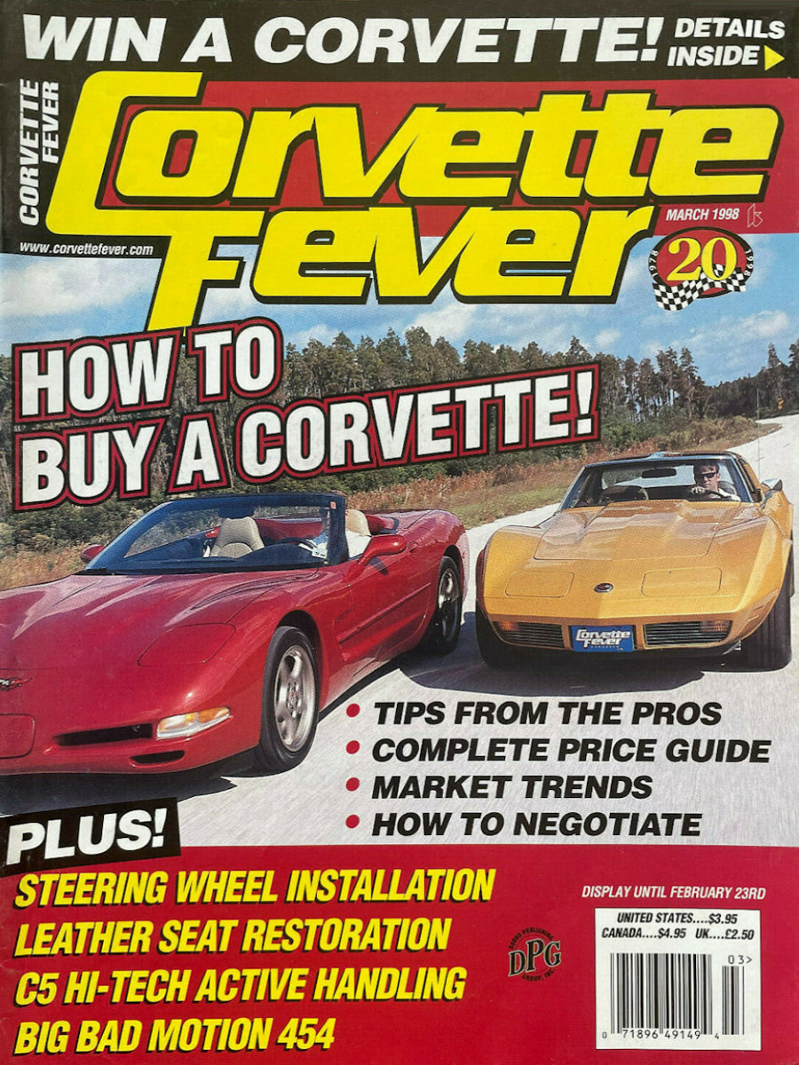 Corvette Fever Mar March 1998