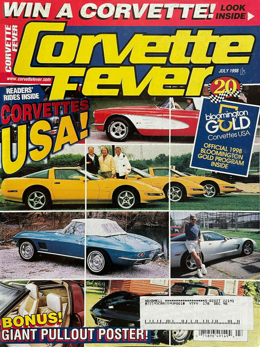 Corvette Fever Jul July 1998