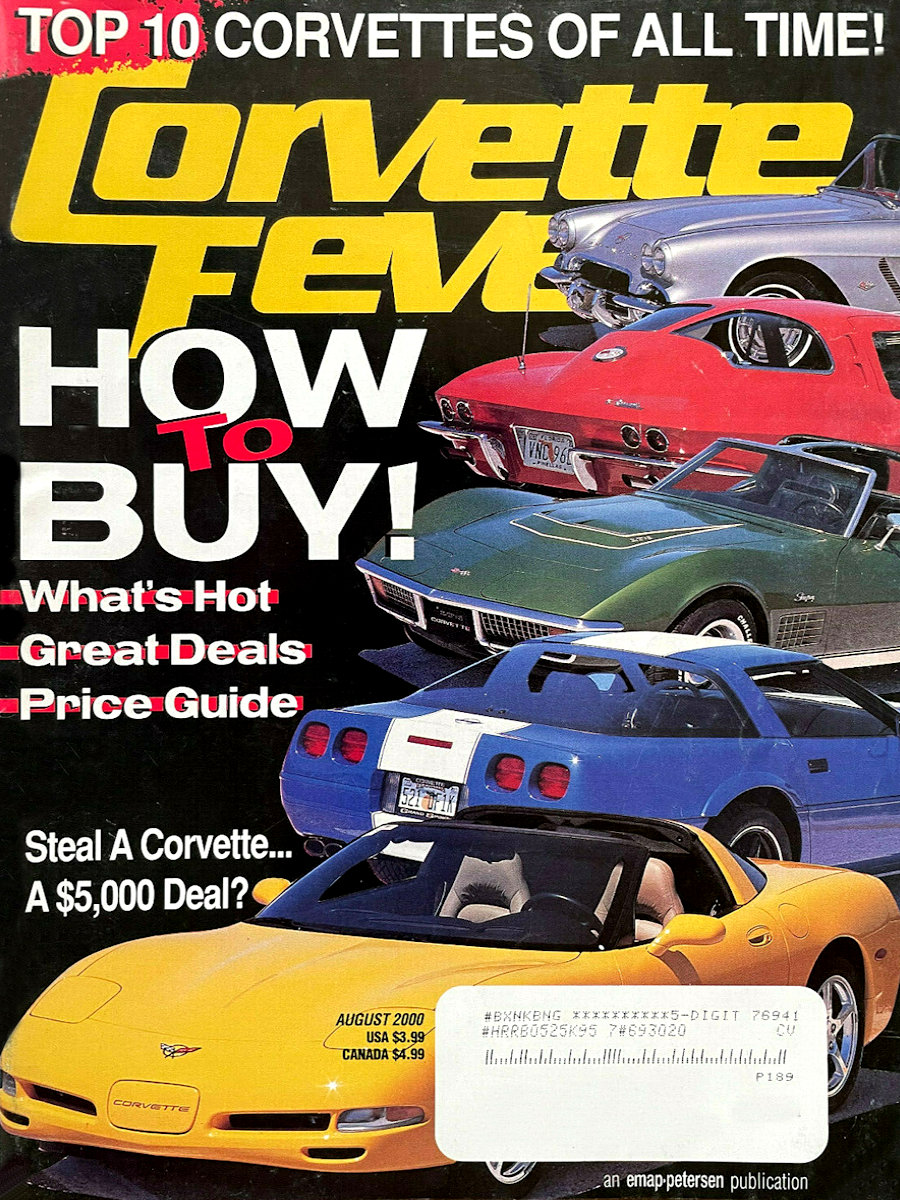 Corvette Fever Aug August 2000