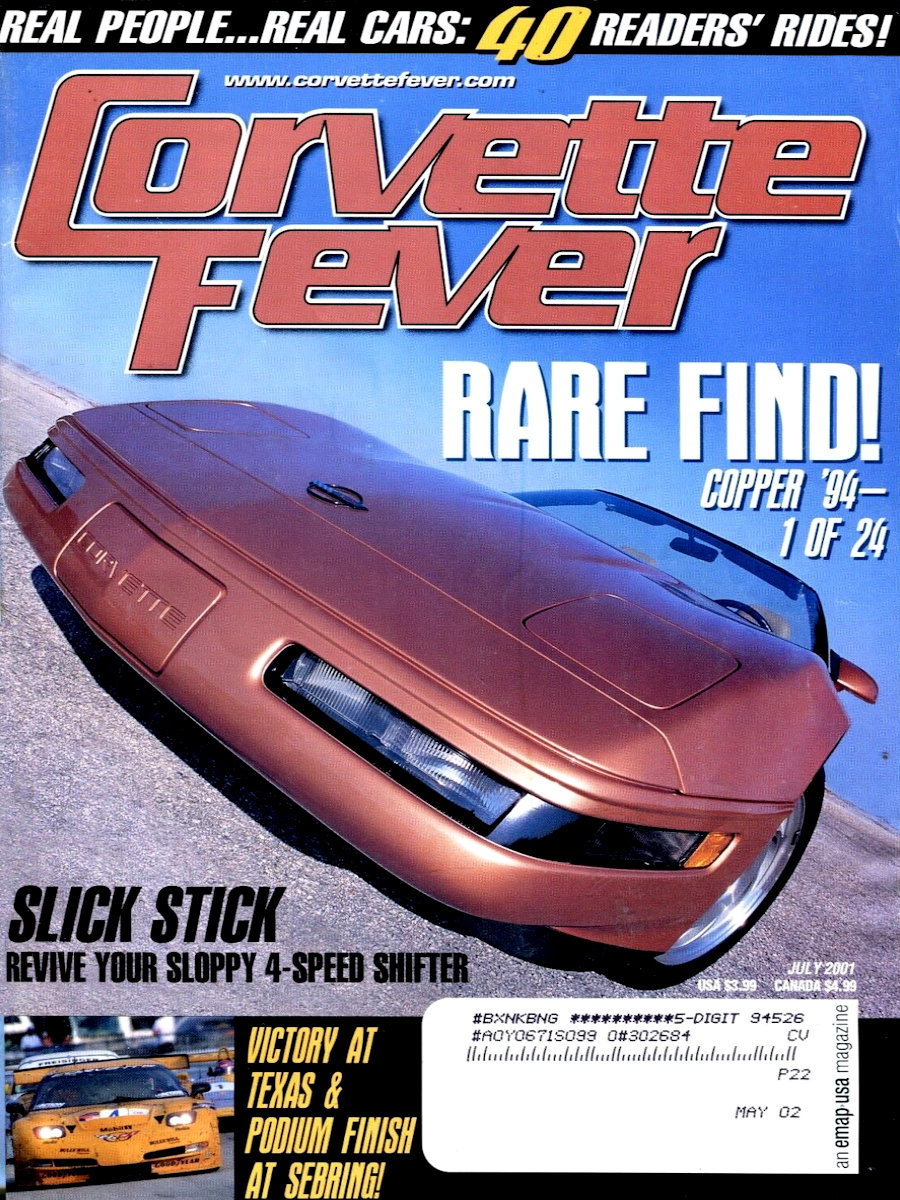 Corvette Fever Jul July 2001