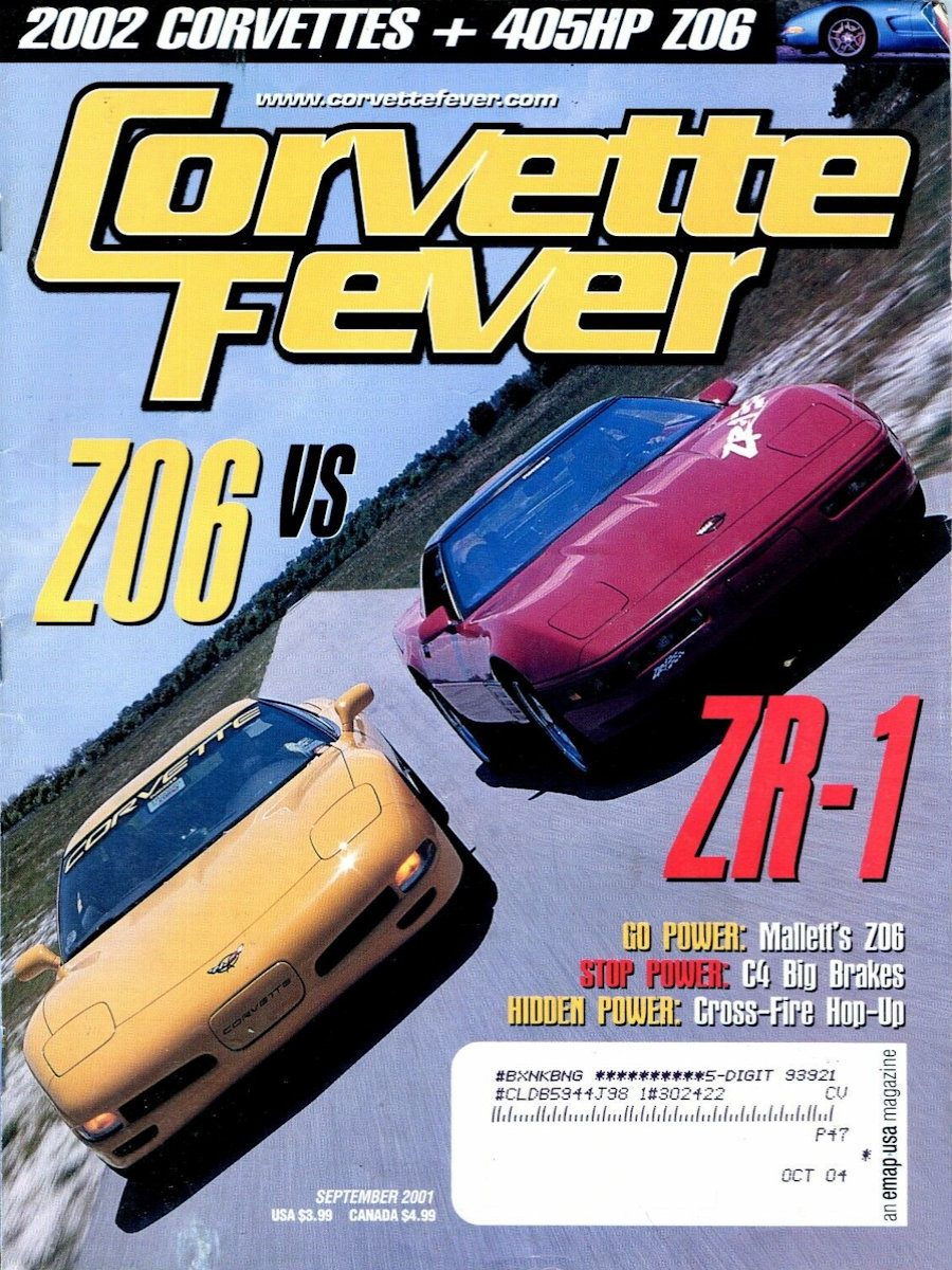 Corvette Fever Sept September 2001