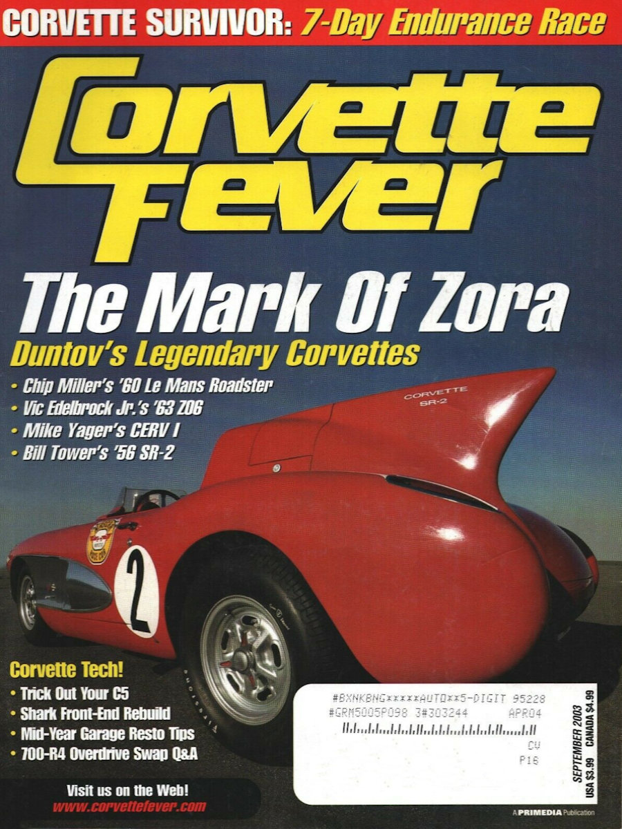 Corvette Fever Sept September 2003