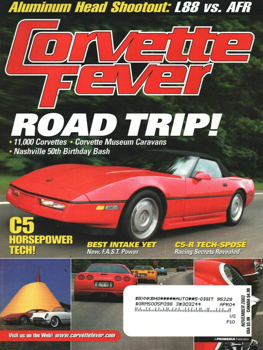 Corvette Fever Nov November 2003
