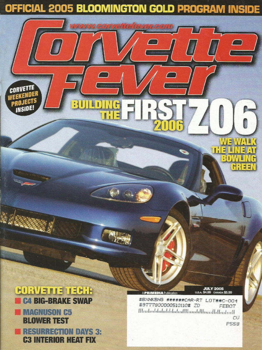 Corvette Fever Jul July 2005