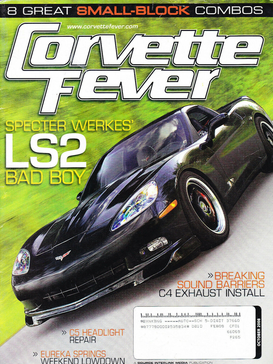 Corvette Fever Oct October 2008