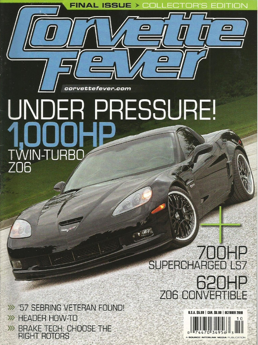 Corvette Fever Oct October 2010