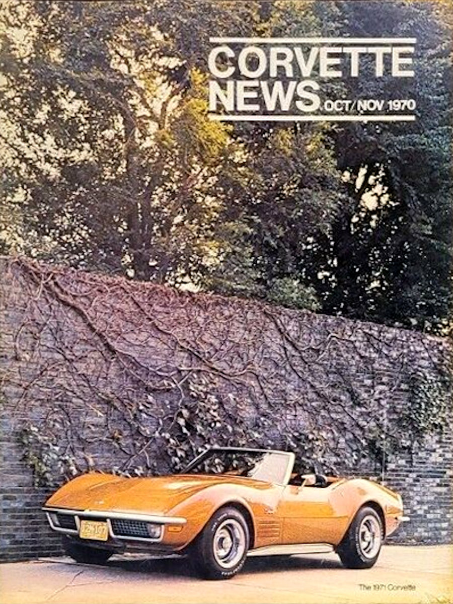 Corvette News Oct October Nov November 1970