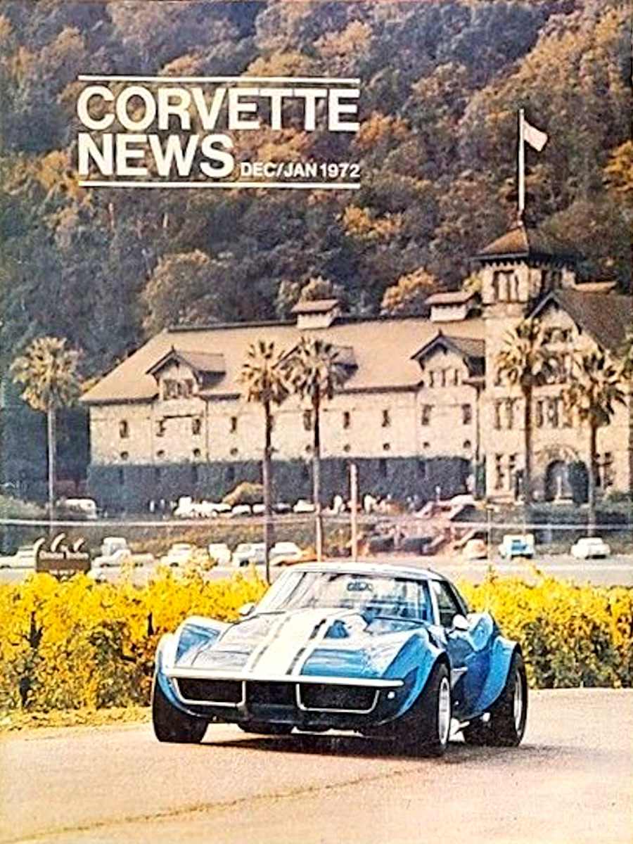 Corvette News Dec December 1971 Jan January 1972