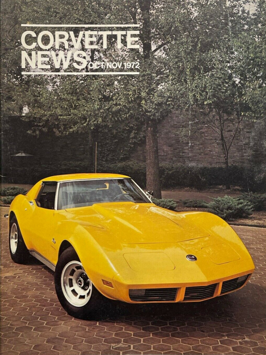 Corvette News Oct October Nov November 1972