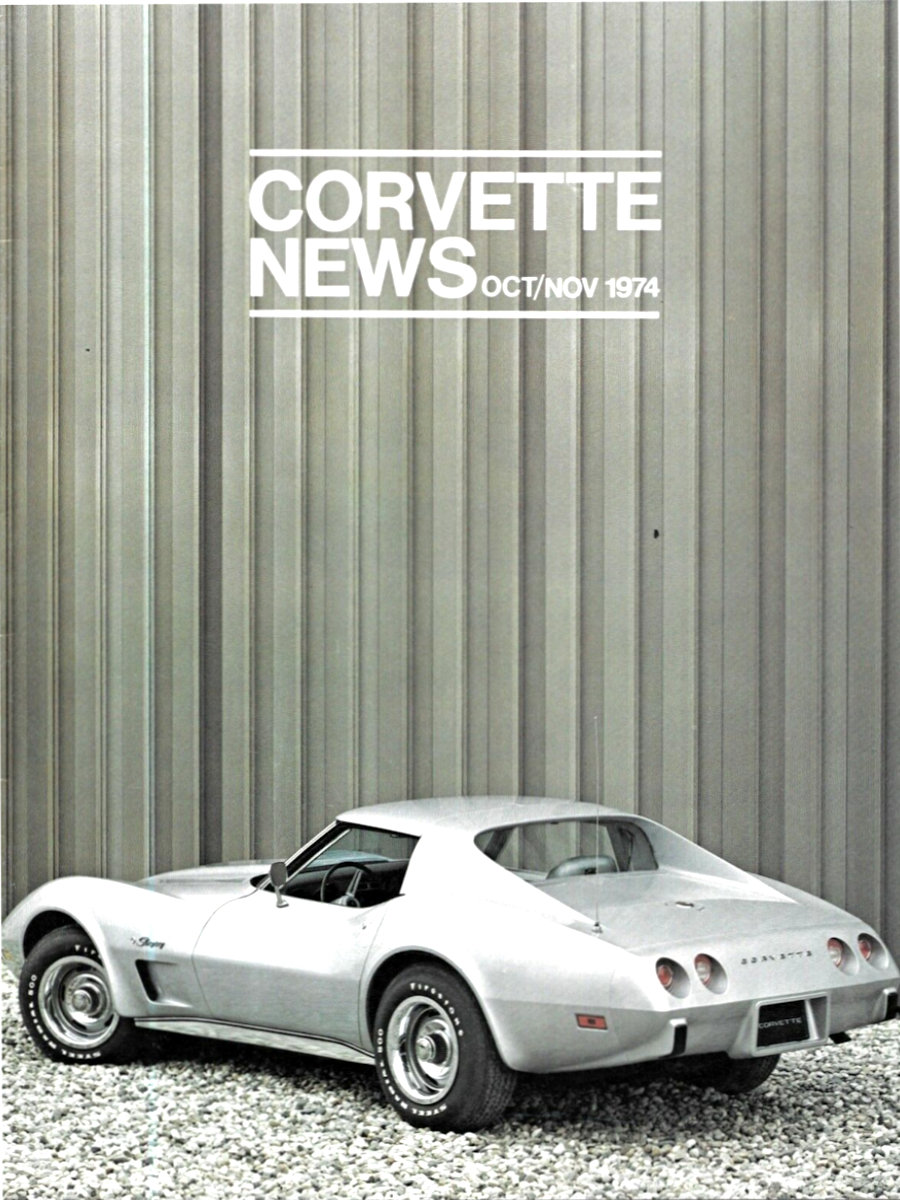 Corvette News Oct October Nov November 1974