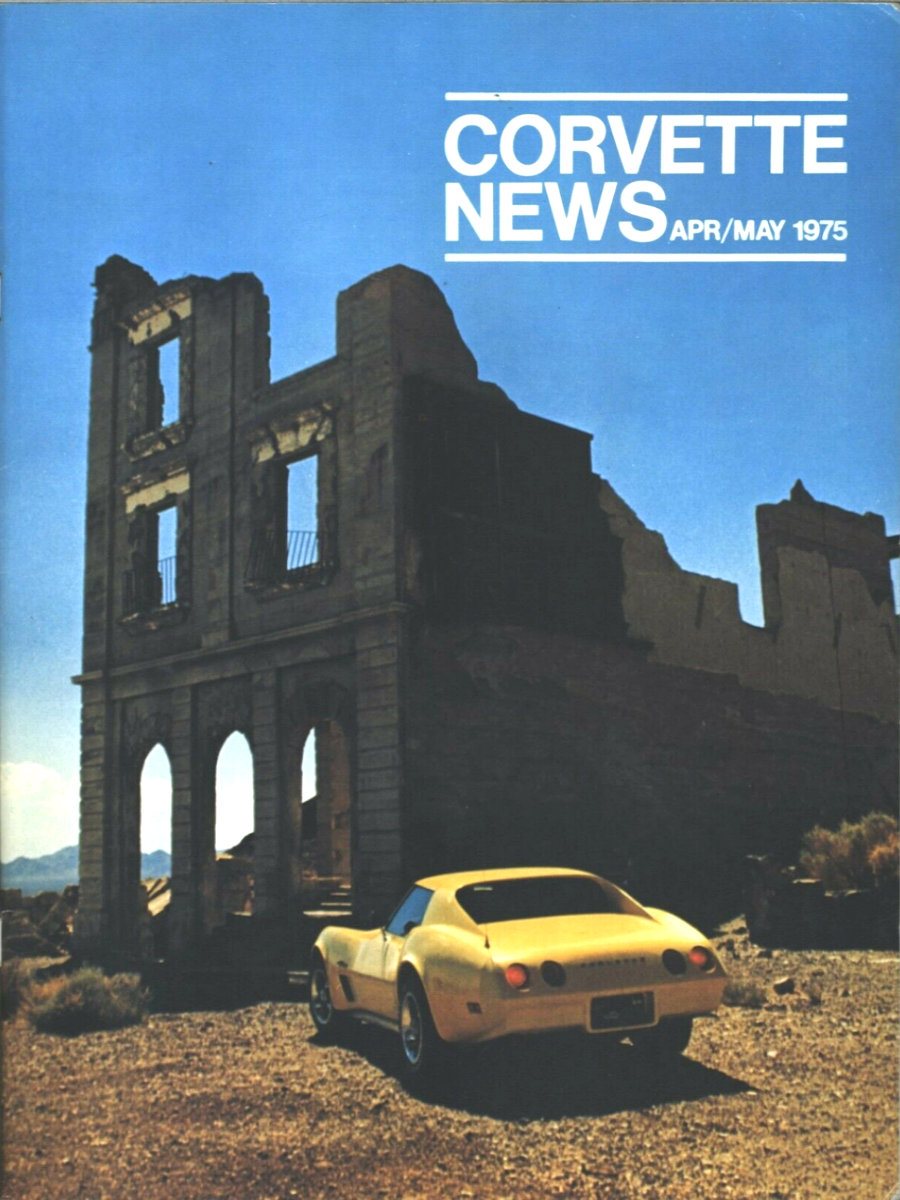 Corvette News Apr April May 1975