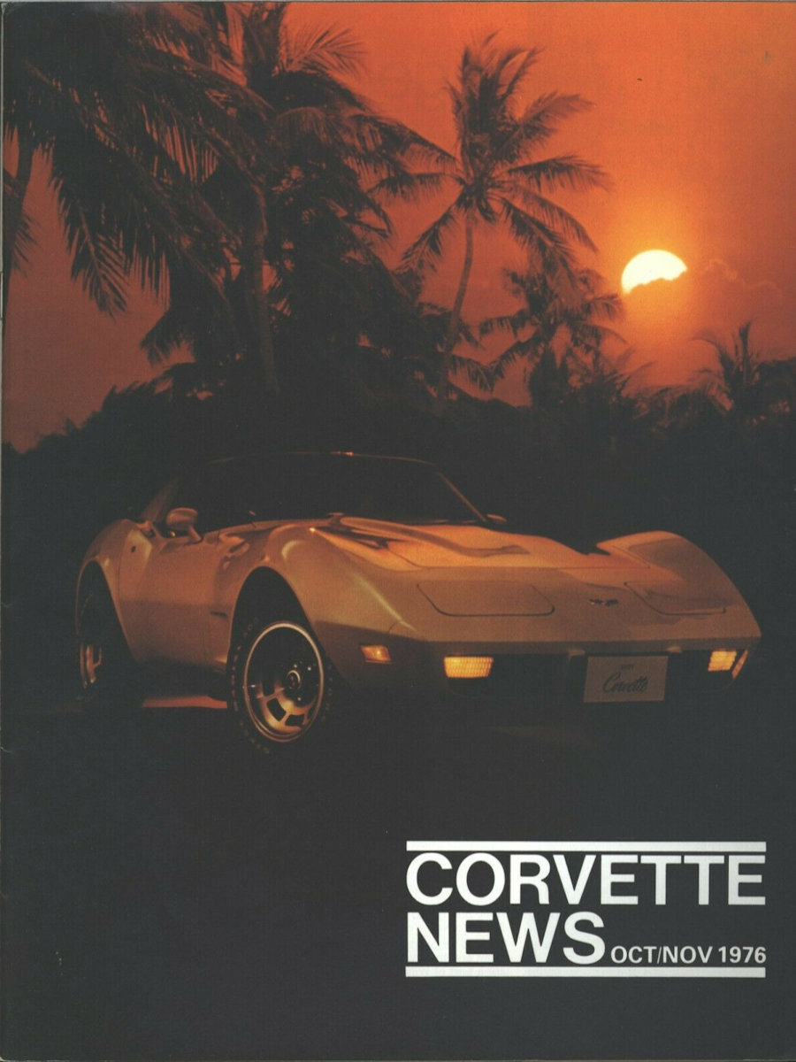 Corvette News Oct October Nov November 1976