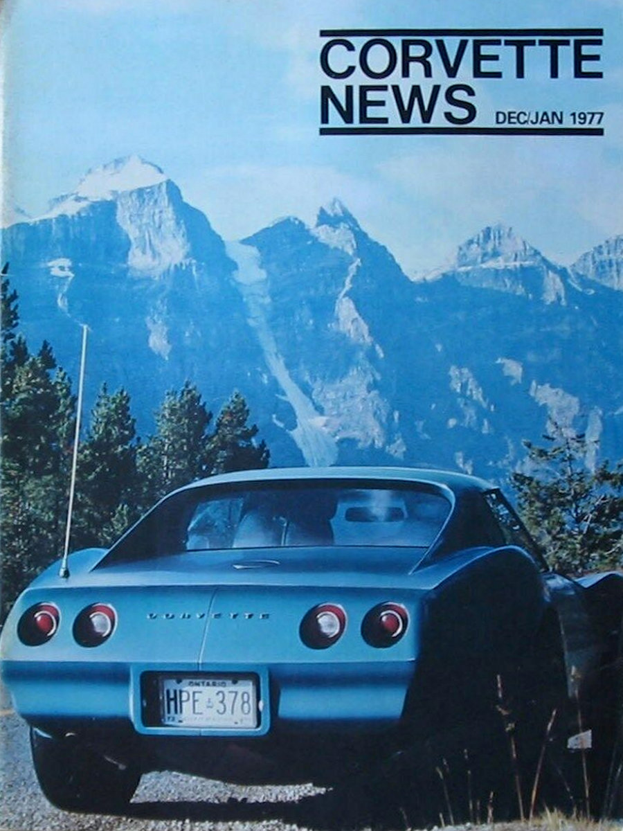 Corvette News Dec December 1976 Jan January 1977