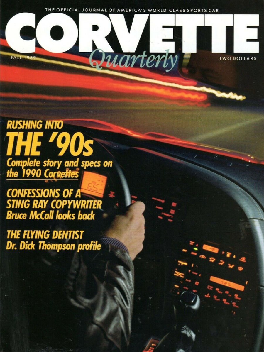 Corvette Quarterly Fall 1989