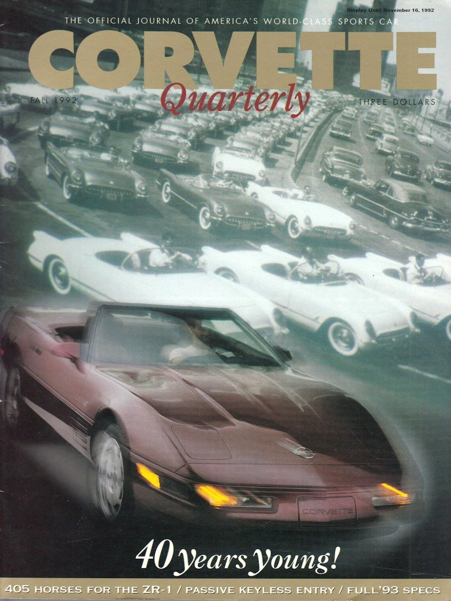 Corvette Quarterly Fall 1992