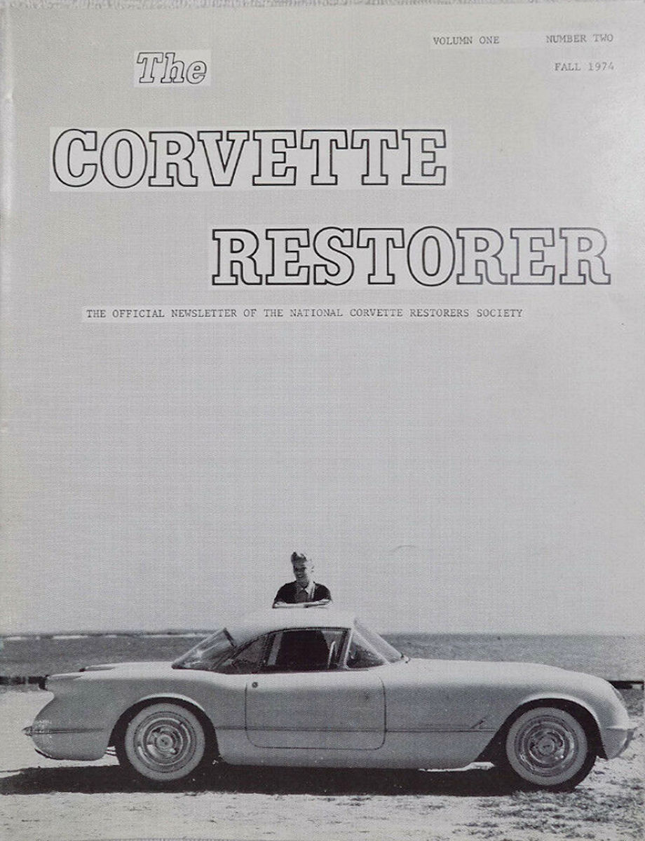 Corvette Restorer Fall 1974