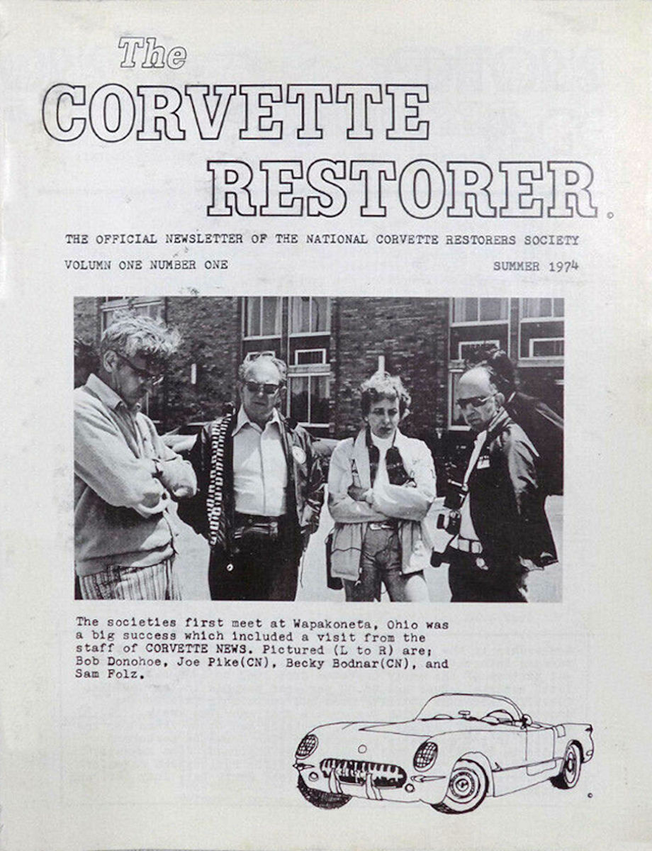 Corvette Restorer Summer 1974