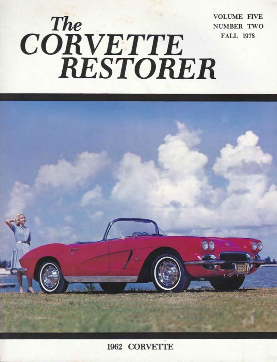 Corvette Restorer Fall 1978