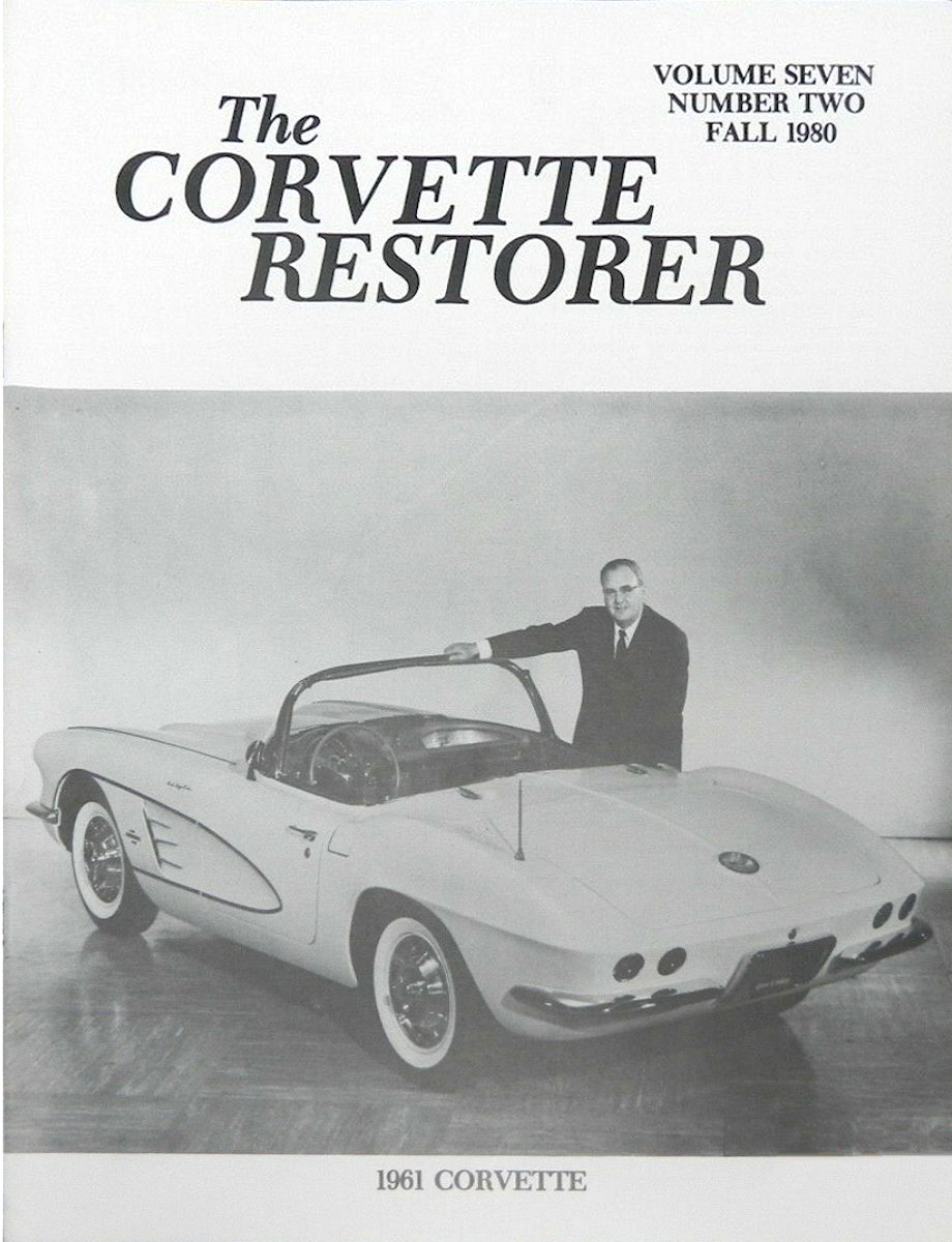 Corvette Restorer Fall 1980