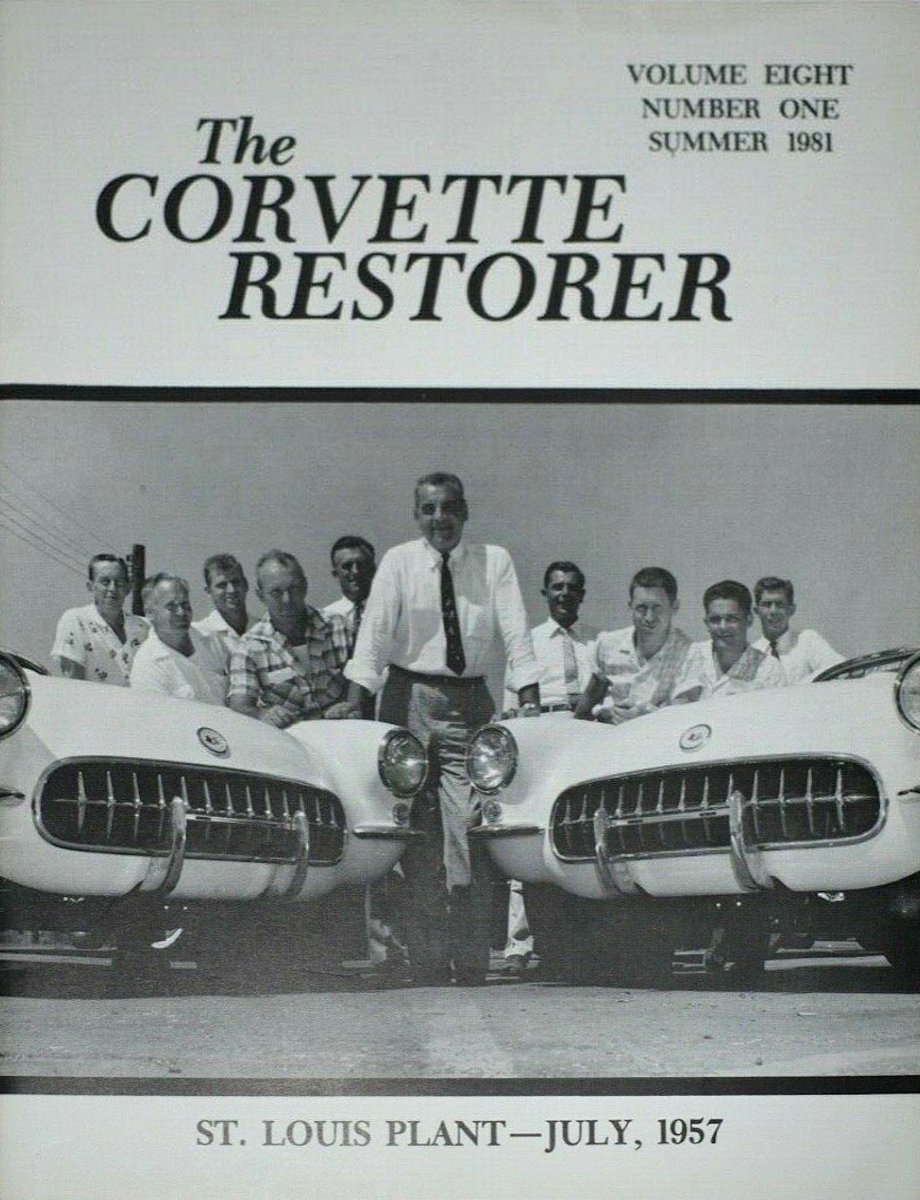 Corvette Restorer Summer 1981