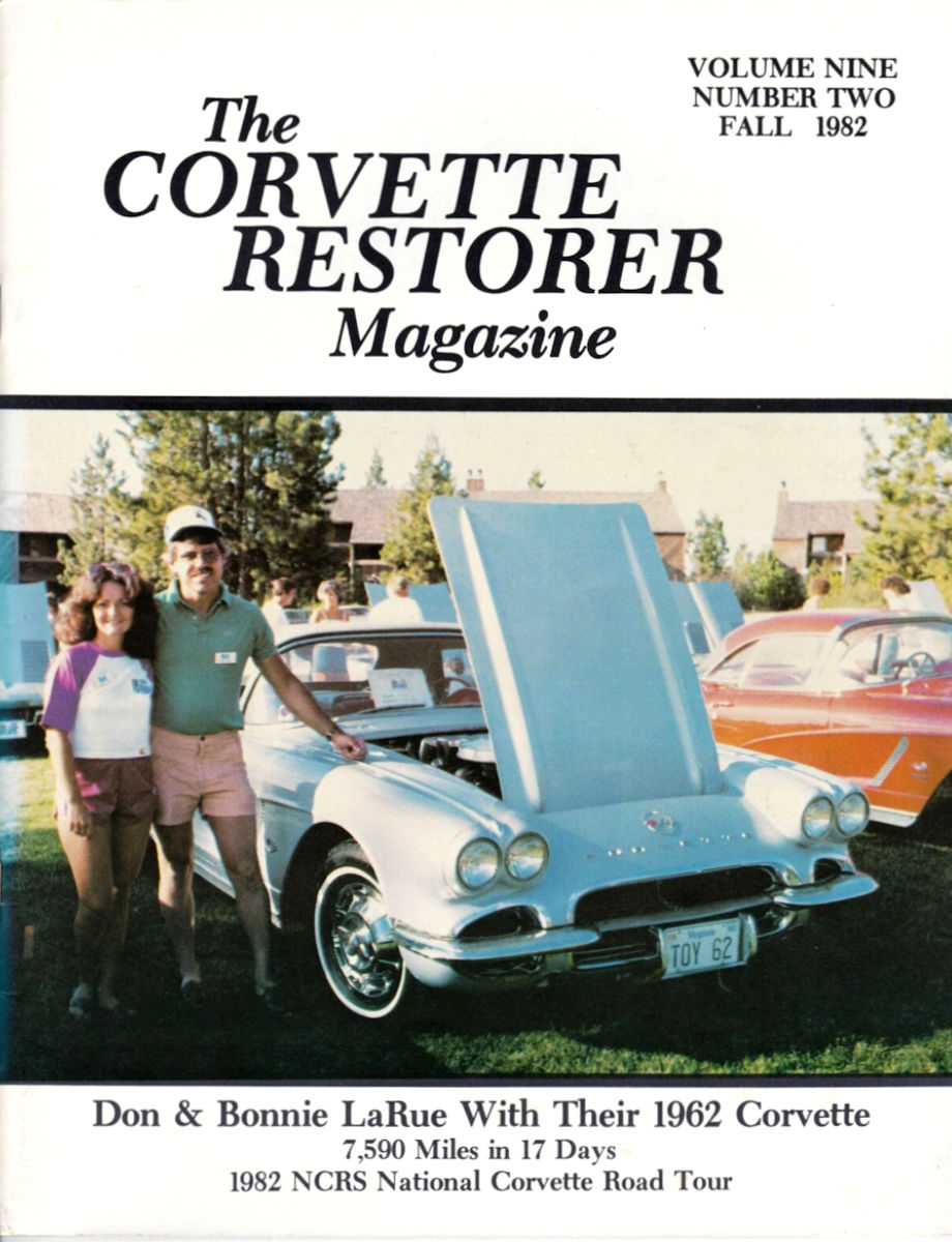 Corvette Restorer Fall 1982