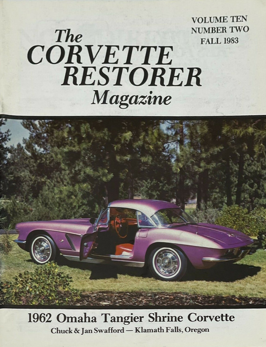 Corvette Restorer Fall 1983