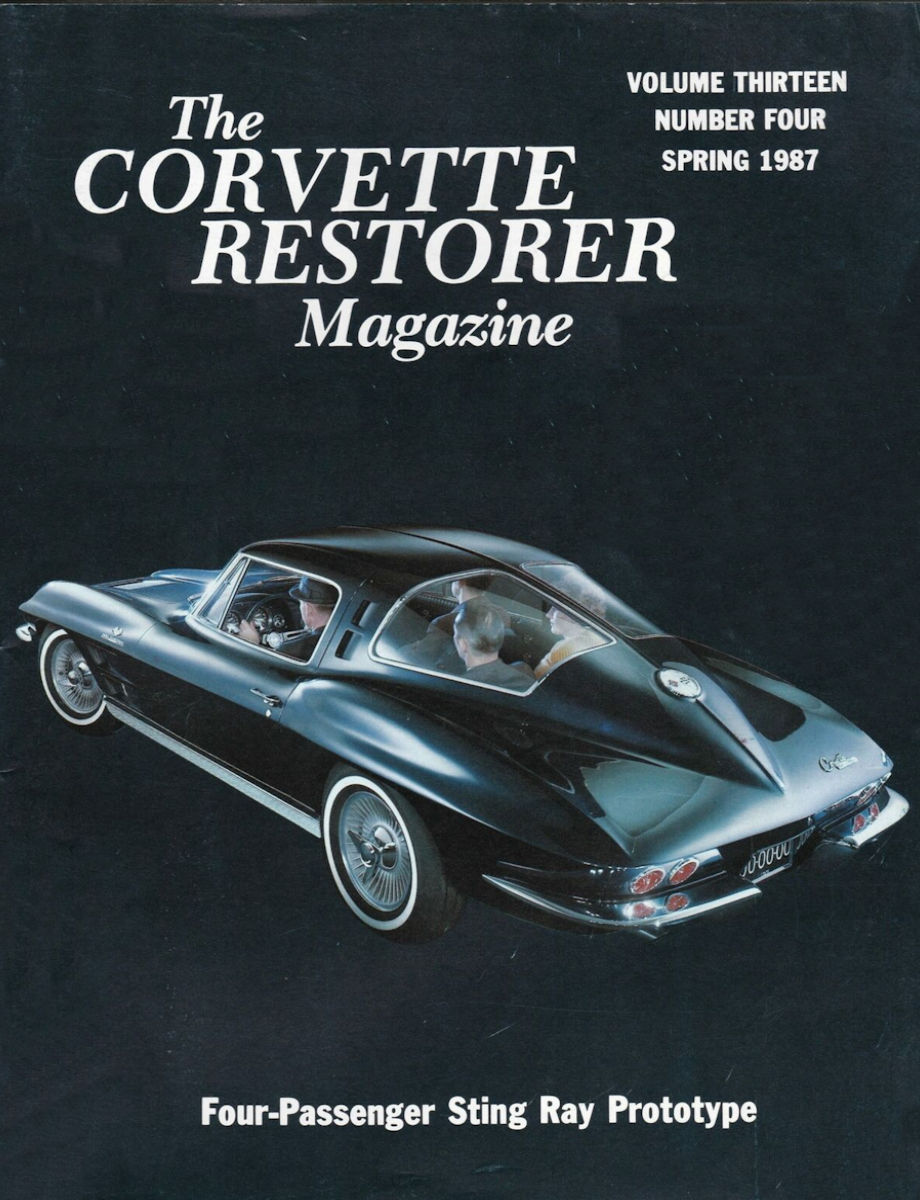 Corvette Restorer Spring 1987