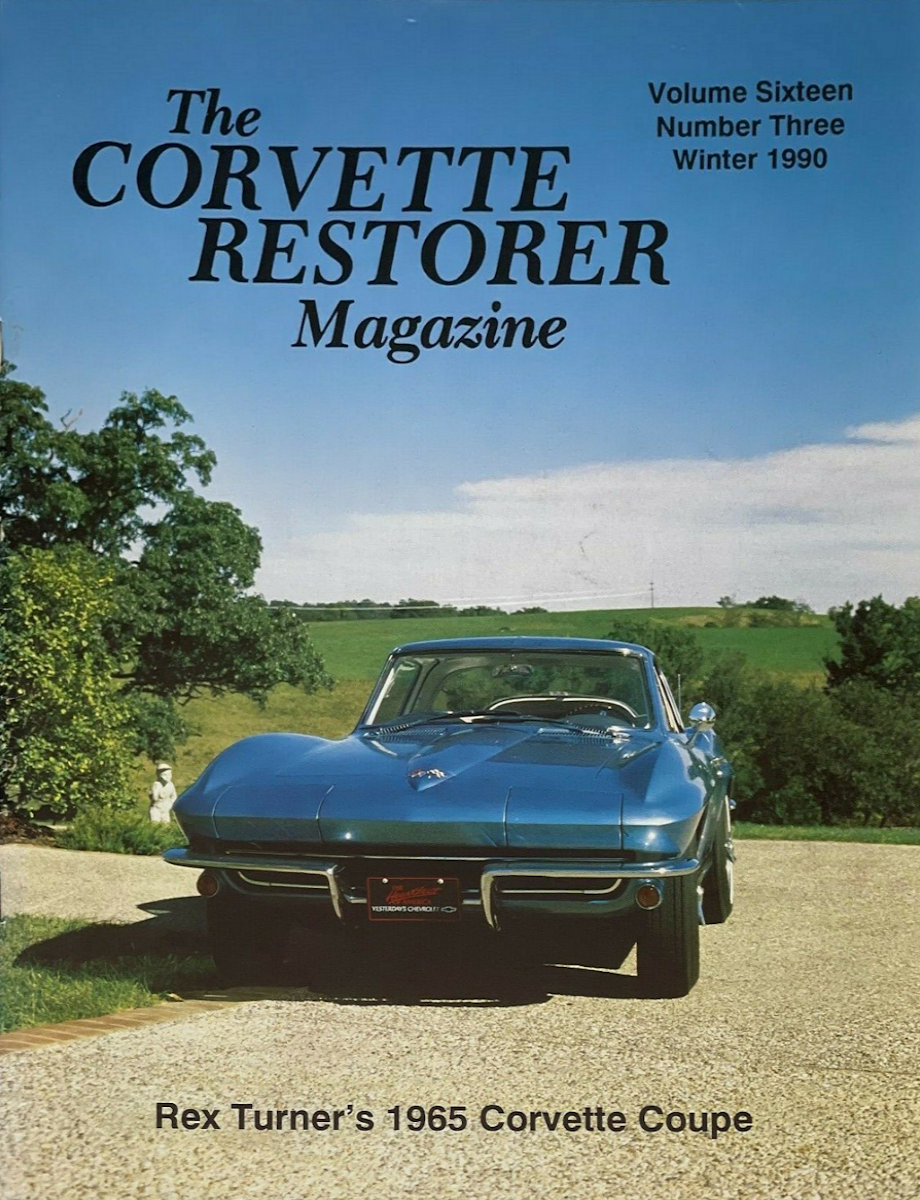 Corvette Restorer Winter 1990