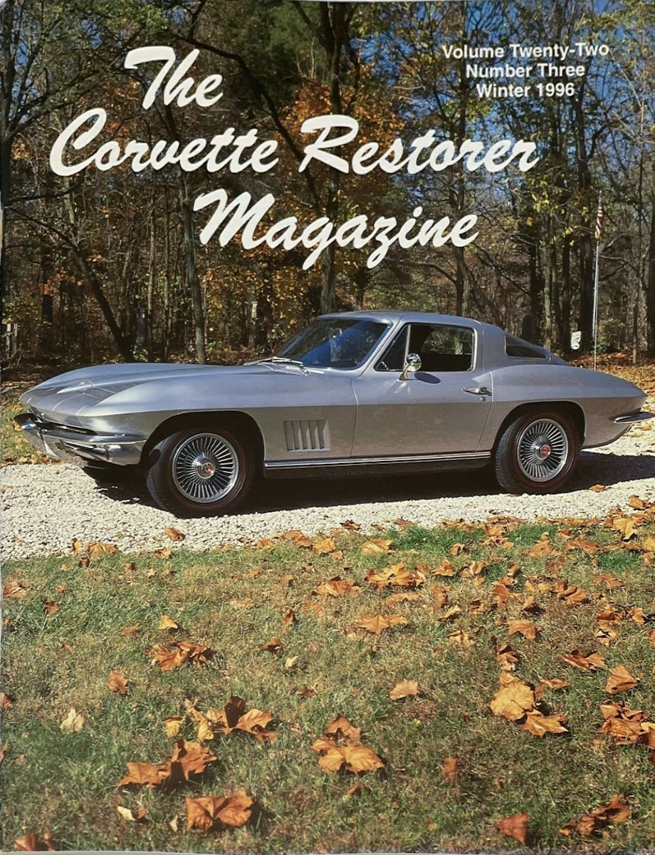 Corvette Restorer Winter 1996