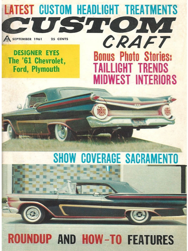 Custom Craft Sept September 1961