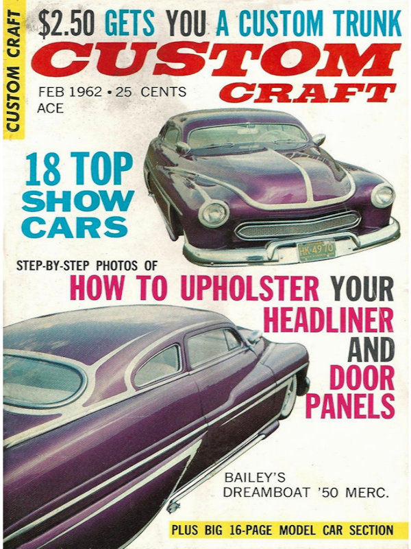 Custom Craft Feb February 1962 