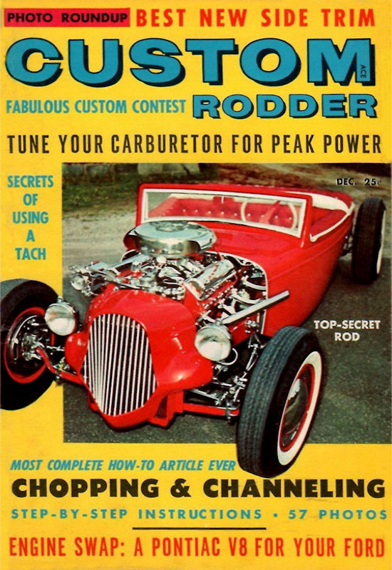 Custom Rodder Dec December 1958 