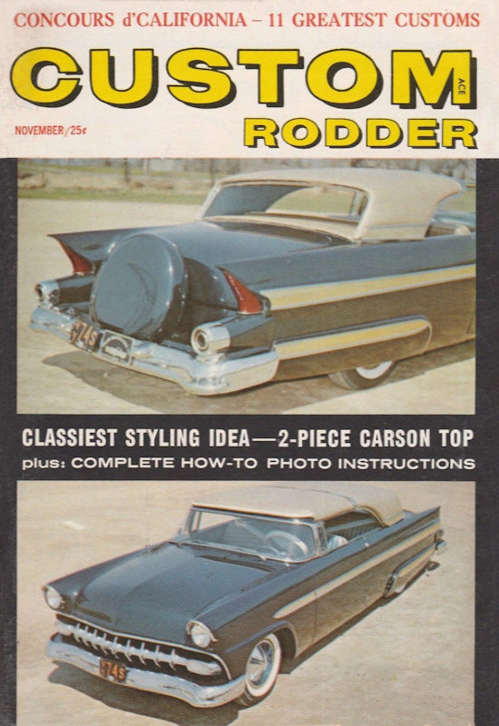 Custom Rodder Nov November 1959 