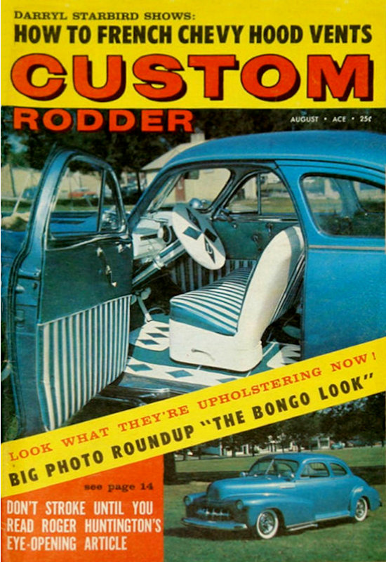 Custom Rodder Aug August 1960 