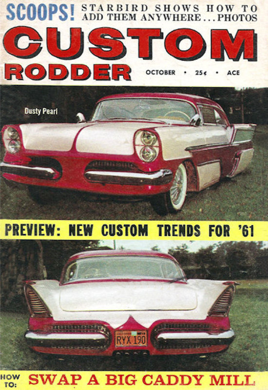 Custom Rodder Oct October 1960 